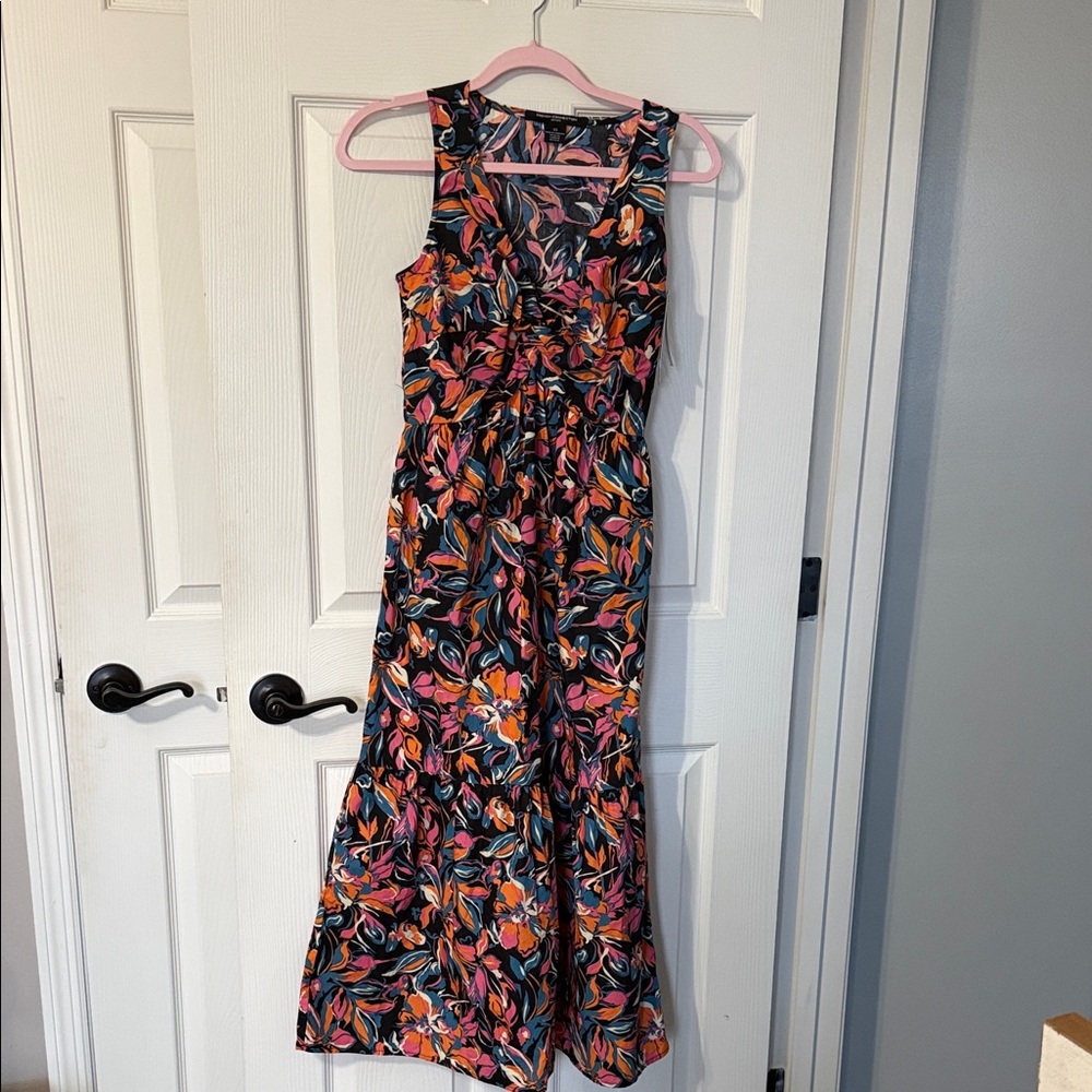 French Connection Multicolor Floral Maxi Dress